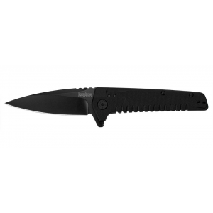 Kershaw Fatback Knife with SpeedSafe & Black-Oxide Coating - 3.5" Blade