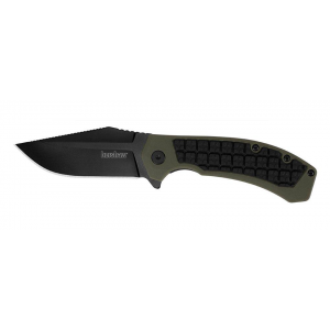 Kershaw Faultline Liner Lock Knife Green/Black GFN (3" Black)
