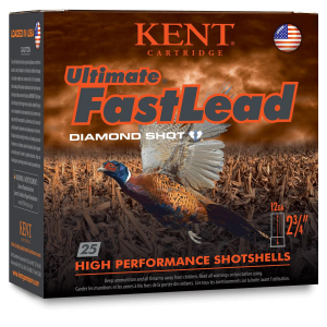 Kent Ultimate Fast Lead Shotshells 12 ga 2-3/4" 1-1/2oz 1415 fps #4 25/ct