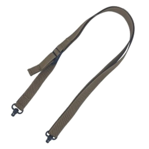 TacShield Sport Ridge 2 Point Rifle Sling 1" Wide QD Swivels Coyote Brown