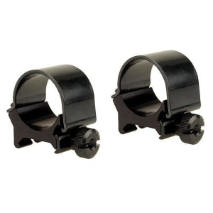 Weaver Detachable Top Mount Aluminum Scope Rings 1" Medium - Black