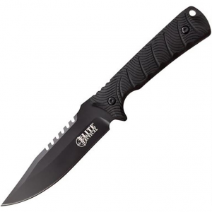 Master Cutlery Elite Tactical Backdraft Fixed Knife 5" Blade Black