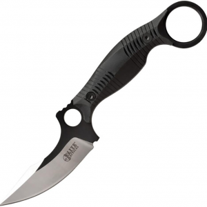 Master Cutlery Elite Tactical Rout Skinner Fixed Knife 3 1/4" Blade Black
