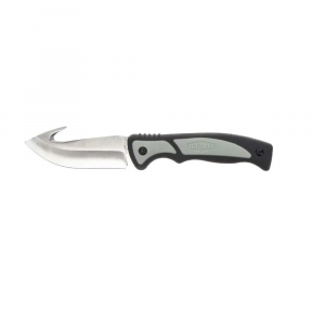 Old Timer Trail Boss Gut Hook Fixed Knife 3 7/10" Blade Black