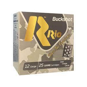 RIO Royal Tactical Buckshot Shotshells 12ga 2-3/4" 9 plts 1315 fps 1345 fps #00 25/ct