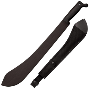 Cold Steel Bolo Machete Fixed Blade - 18" Blade Black
