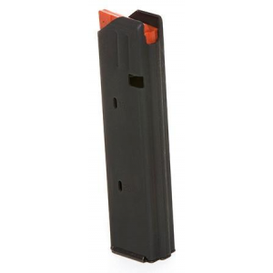 C-Products Defense Magazine 9mm Black Stainless Steel Orange Follower 20/rd