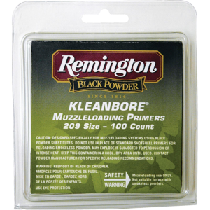 Remington Remington Kleanbore Muzzleloading Primers 100/ct - $18.99 at Natchez Shooting & Outdoors
