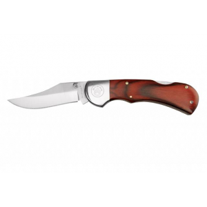 Sarge Knives Gambler Lock Back Folding Knife 2-3/4" Clip Point Blade Wood