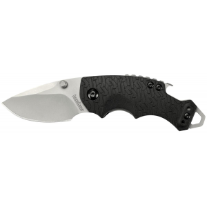 Kershaw Shuffle Folding Steel Knife, 2-1/4" Blade, Black Handle