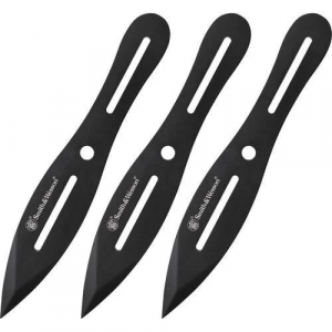 Smith & Wesson 3 8" Throwing Knives 4 1/4" Blade Black