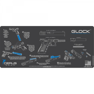 Cerus Gear 12x27 Glock Instructional Promat - Gray