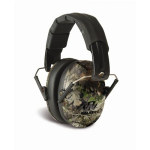 Walker's Pro Low Profile Folding Passive Earmuff- Mossy Oak