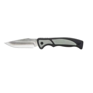 Old Timer Trail Boss Caping Knife 3 7/10" Fixed Blade Black and Grey