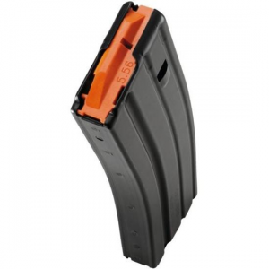 DuraMag 30rd BODY LIMITED TO 10rd 223/5.56 SS Org/Blk magazine
