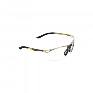 Allen Girls With Guns Afire Protective Shooting Safety Glasses Anti-Scratch/Fog/UV Coated Gold with Clear lens