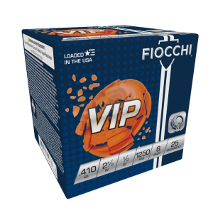 Fiocchi Premium Target Loads .410 ga 2 1/2"  1/2 oz #8 1250 fps 25/ct