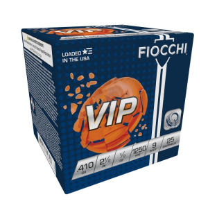 Fiocchi Fiocchi Premium Target Loads .410 ga 2 1/2" 1/2 oz #9 1250 fps 25/ct - $14.49 at Natchez Shooting & Outdoors