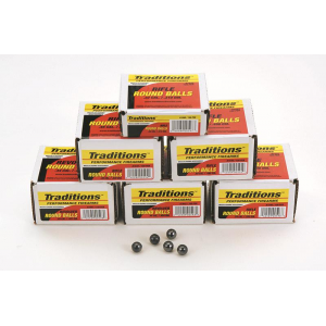 Traditions Muzzleloader Revolver Round Ball - Bulk Pack .44 cal 451" 140 gr 100/ct
