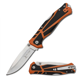 Master Cutlery Elk Ridge Trek Folding Knife 3 1/2" Blade Orange and Black