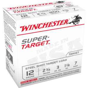 Winchester Super-Target 12 ga 2 3/4" 1-1/8 oz #7 1200 fps 25/ct