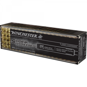 Winchester Super-X Subsonic Rimfire Ammunition .22 LR 45 gr. LRN 1090 fps 100/ct