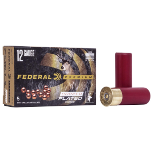 Federal Premium Vital-Shok Shotshells 12 ga 2-3/4" 12 plts #00 1290 fps 5/ct