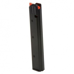 C-Products Defense Magazine 9mm Luger Black Stainless Orange Follower 9mm 32/rd