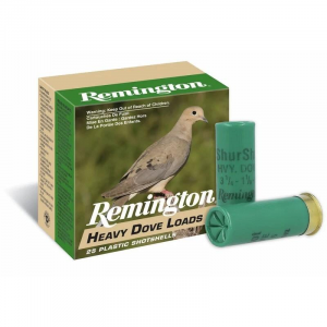 Remington Heavy Dove Load Shotshells 12ga 2-3/4 in 3-1/4 dr 1-1/8 oz #7.5 1255 fps 25/ct