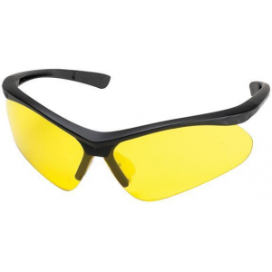 Champion Ballistic Shooting Glasses Open Frame Black with Yellow Lens