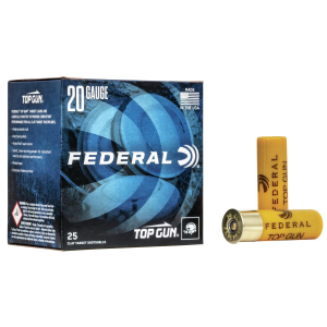 Federal Top Gun Shotshells 20ga 2-3/4" 7/8oz 1210 fps #7.5 25/ct
