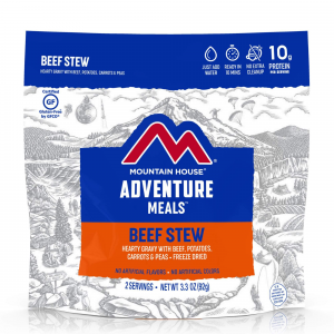Mountain House Beef Stew Pouch 3.3 oz 2 Servings