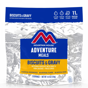 Mountain House Biscuits and Gravy 4.4 oz 2 Servings