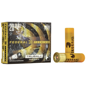 Federal Premium Vital-Shok Truball Rifled Slug 20ga 3" 3/4oz 1700 fps Slug 5/ct