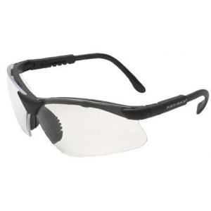 Radians Revelation Sporting Goods Shooting Glasses Black with Clear Lens