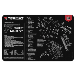 TekMat 11x17 Gun Cleaning Mat- Ruger Mark IV TekMat