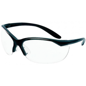 Howard Leight Uvex Vapor II Shooting Glasses Black with Clear Lens
