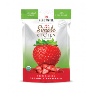 Readywise Organic FD Strawberries - 0.7 oz
