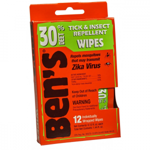 Ready Brands Ben's 30% DEET Wipes - 12/ct