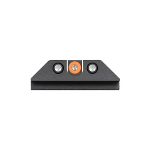 Night Fision Tritium Night Sight Set Orange Front Black U-Notch Back for Glock