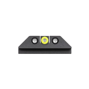 Night Fision Tritium Night Sight Set Yellow Front Black U-Notch Back for Glock