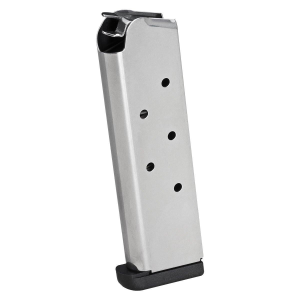 Springfield-Armory Springfield 1911 Stainless Steel  EMP Magazine with Slam Pad .45 ACP 7/rd - $36.99 at Natchez Shooting & Outdoors