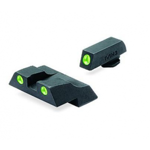 Meprolight Fixed Night Sight - for Glock .26, .27 Green Front/Green Rear