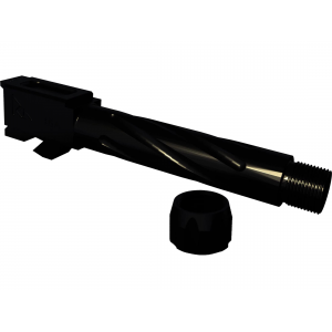 Rival Arms Barrel for Glock Model 23 9mm Conversion Twist Threaded Black