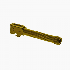 Rival Arms V1 Gold Threaded Barrel for Glock Model 19 Gen5