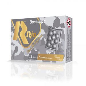 Rio Royal Buck 12 ga 2 3/4"  21 plts #4B 1345 fps - 250/ct Case (50 Boxes of 5/ct)