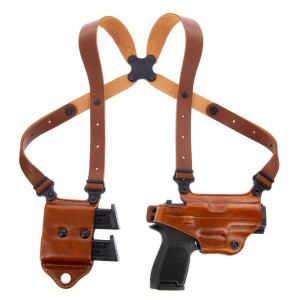 Galco Miami Classic II Shoulder System Holster for Colt Gov't 1911 Tan RH