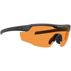 Leupold Sentinel Sunglasses Matte Black Orange Lens Laser Safe