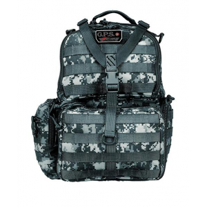 G-Outdoors Tactical Range Backpack 3 Handguns Capacity -Gray Digital