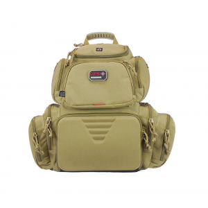 G-Outdoors Handgunner Backpack with 4 Handgun Cradle-Tan